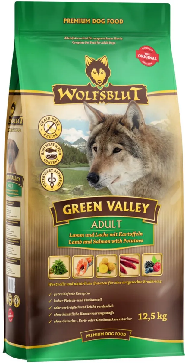 Wolfsblut Green Valley Adult Hondenvoer 12,5 kg