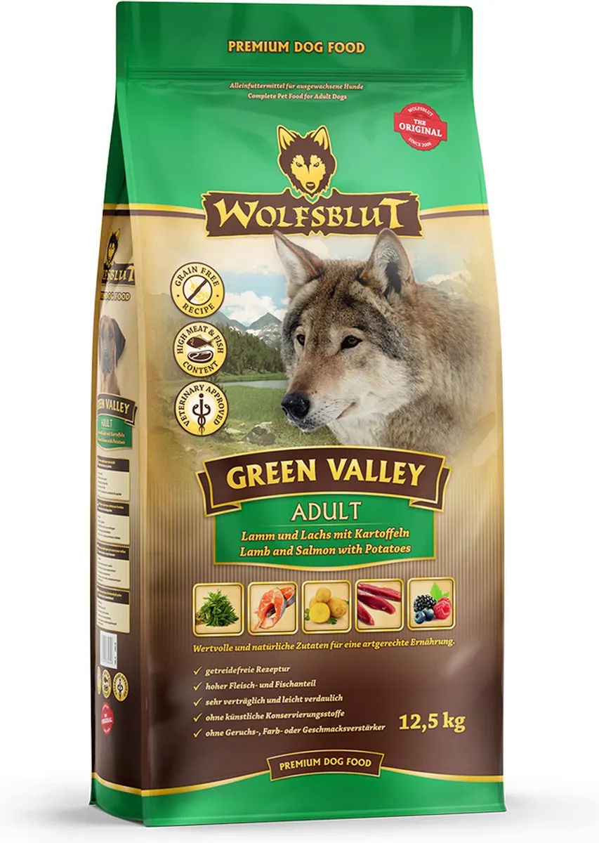 Wolfsblut Green Valley Adult Hondenvoer 12,5 kg