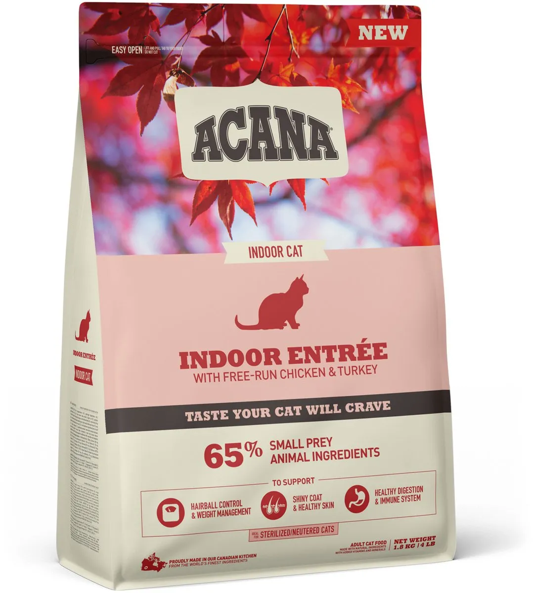 Acana Cat Indoor Entrée Kip & Kalkoen - 1.8 kg