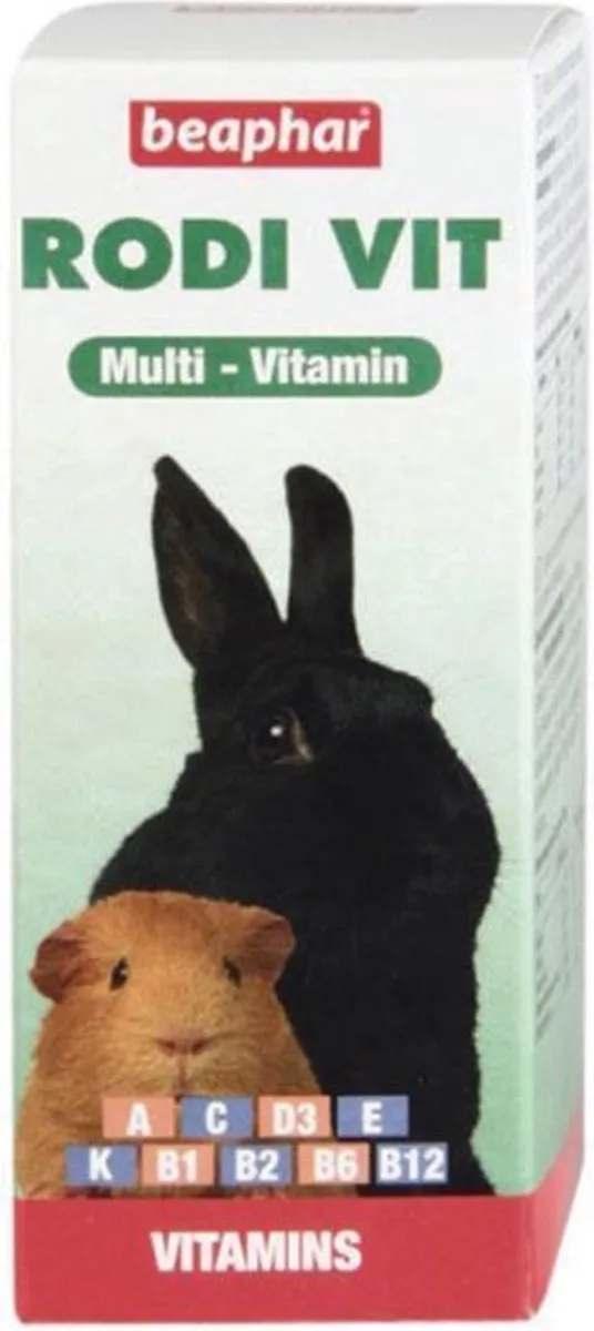Beaphar Multi-Vit Konijnen & Knaagdieren 50ml