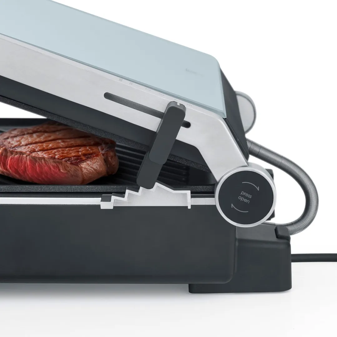 CASO SteakChef 2837 Elektrische Dubbele Contactgrill - 2400W - Zilver - afbeelding 6 van 6