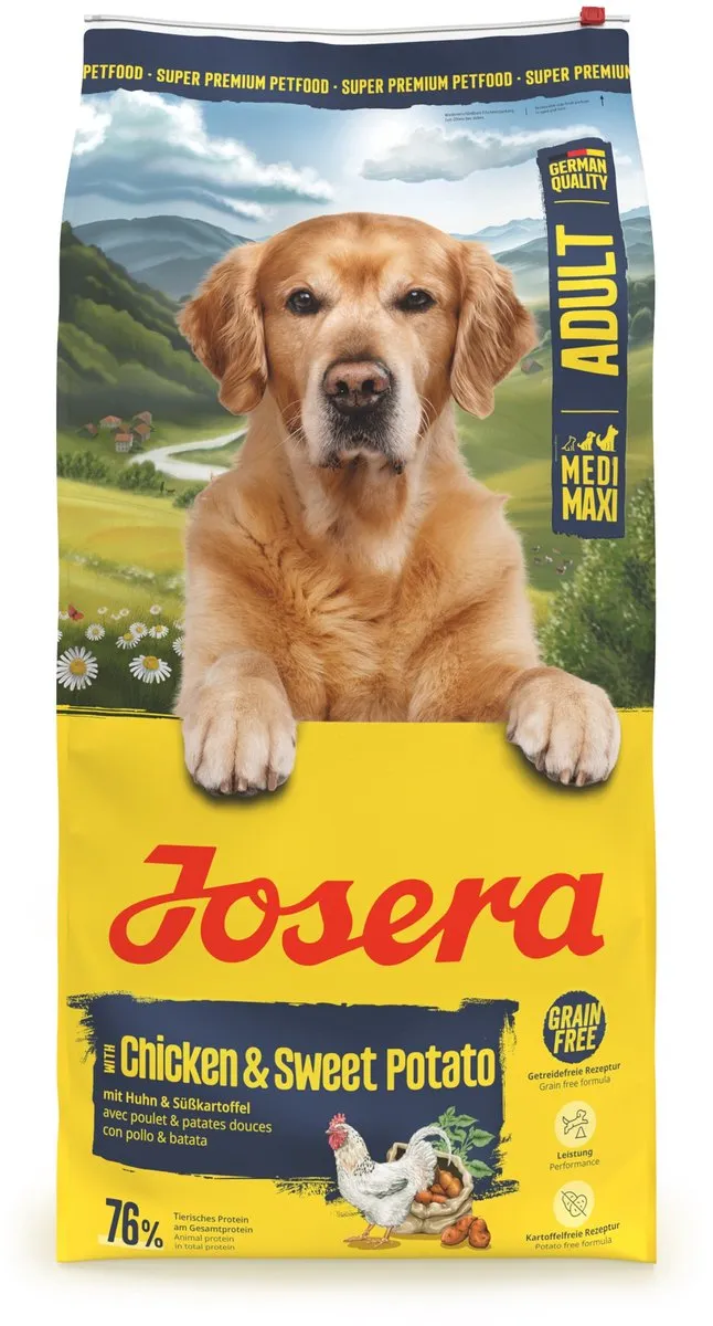 Josera Chicken & Sweet Potato Hondenvoer Medium Maxi Adult 12,5kg