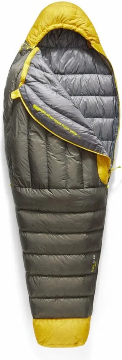 Sea To Summit Vonk-1°c Slaapzak Geel Long / Left Zipper