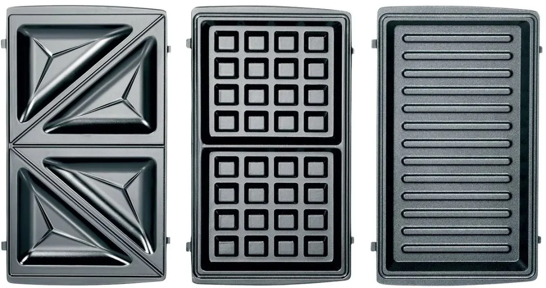 SILVERCREST 3-in-1 Tosti ijzer - Zwart 750W