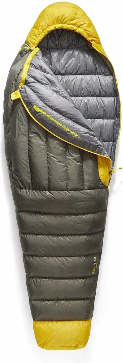 Sea to Summit Spark Slaapzak 7C Long - Grijs/Geel