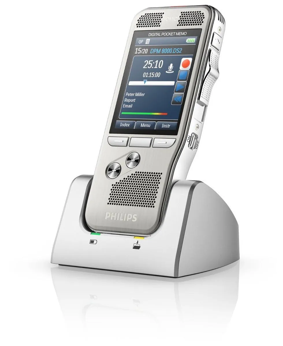 Philips PocketMemo DPM8100 Dicteerapparaat - Zilver
