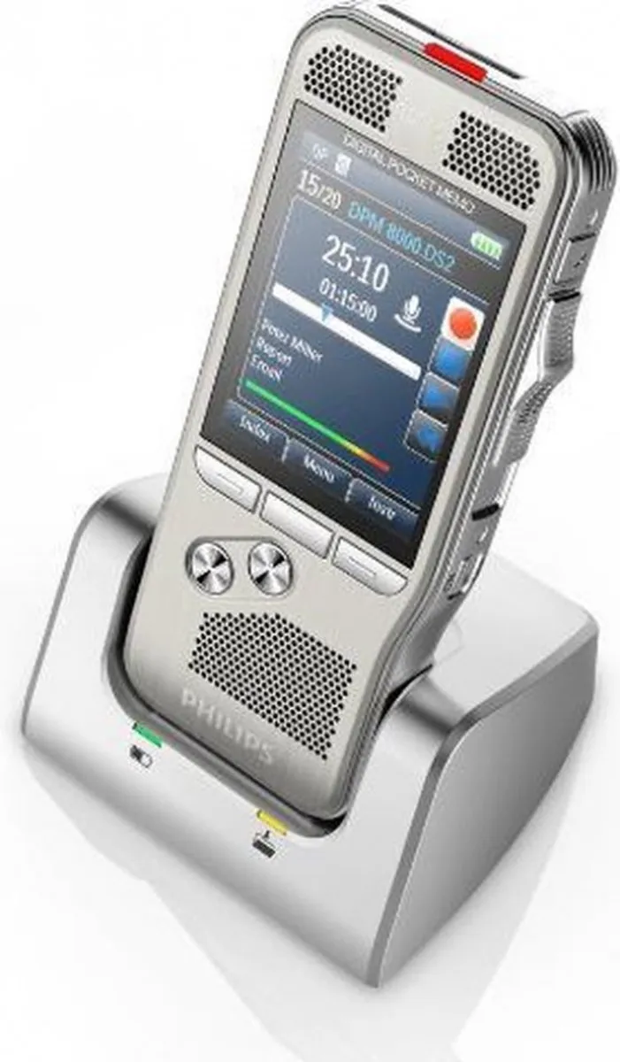 Philips PocketMemo DPM8100 Dicteerapparaat - Zilver - afbeelding 6 van 6