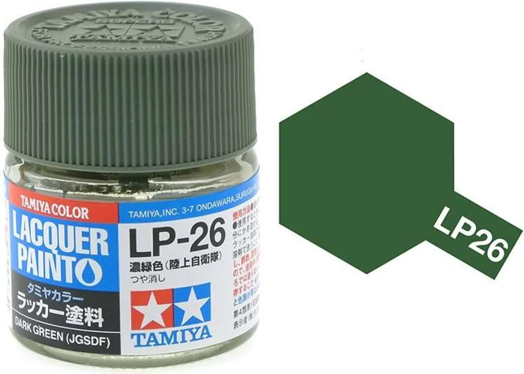 Tamiya Hobbyverf Olieverf LP-26 JGSDF Dark Green 10ml
