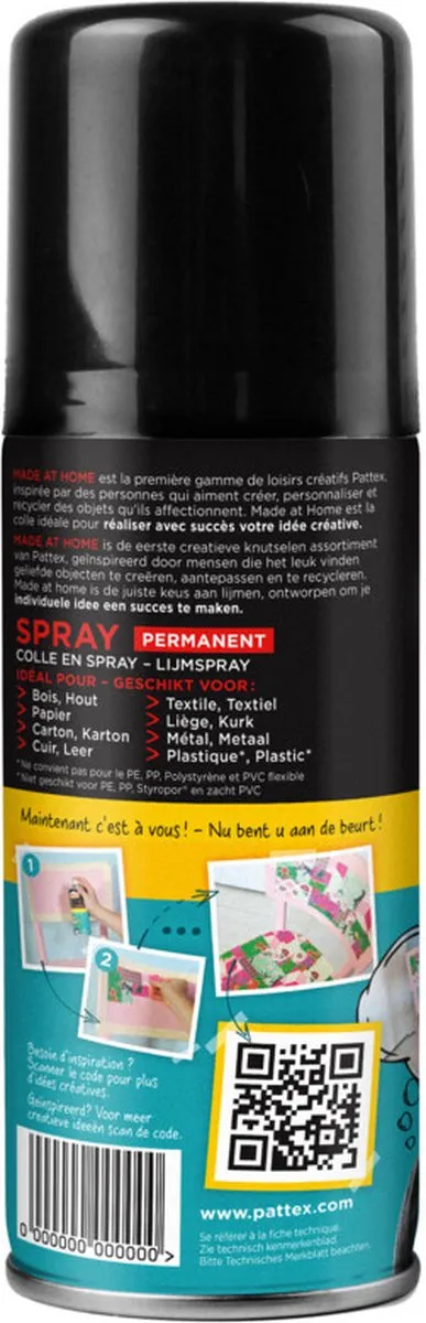 Pattex Made at Home Spray Permanent 400ml
