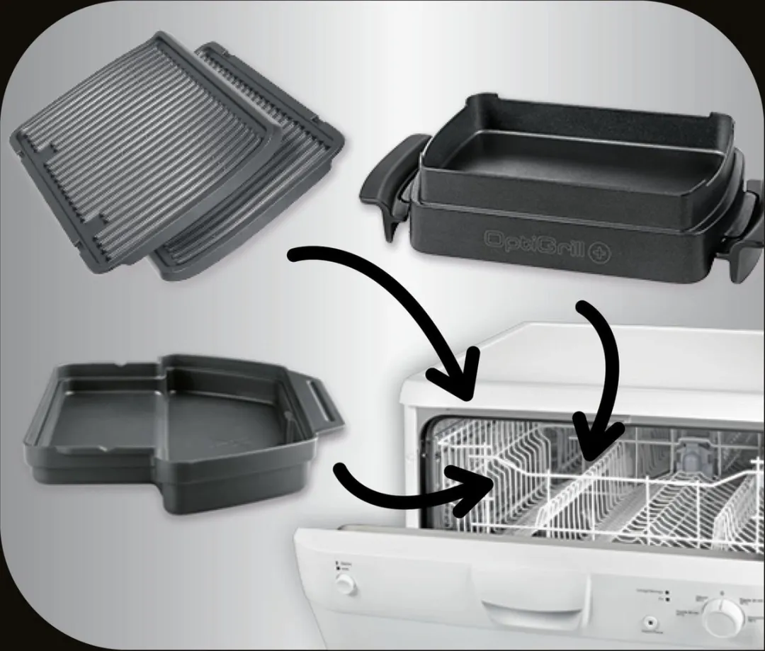 Tefal Optigrill+ GC7148 Contactgrill - 2000W - Zwart