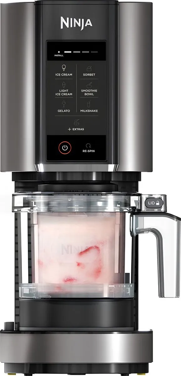Ninja Creami NC302EU IJsmachine 7-in-1 800W - Zwart/Grijs
