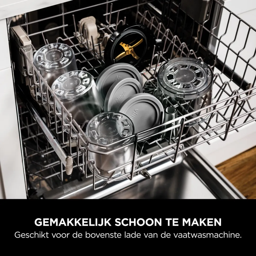 Ninja Creami NC302EU IJsmachine 7-in-1 800W - Zwart/Grijs - afbeelding 6 van 6