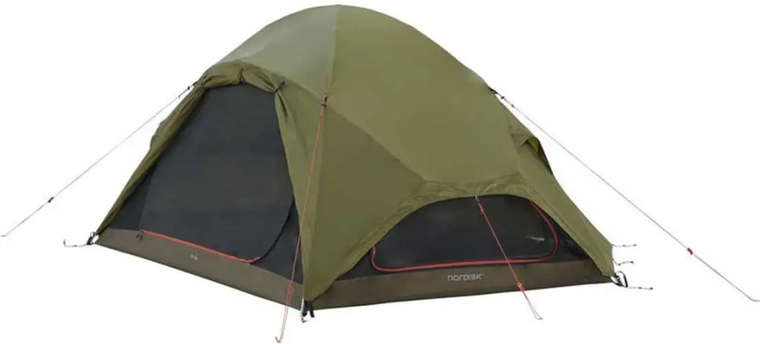 Nordisk Otra 2 PU Trekkerstent - Dark Olive - afbeelding 2 van 6