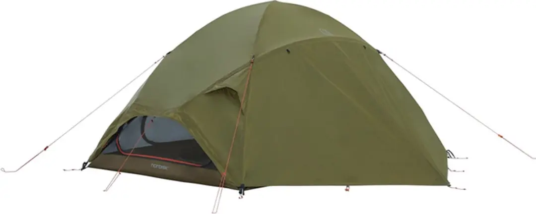 Nordisk Otra 2 PU Trekkerstent - Dark Olive - afbeelding 4 van 6