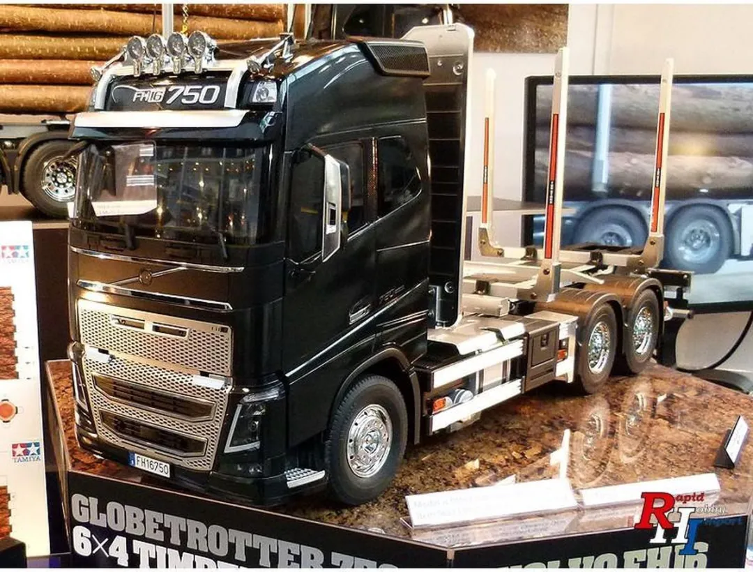 Tamiya 56360 Volvo FH16 Globtrotter Timber Truck 1:14 RC Bouwpakket - Zwart