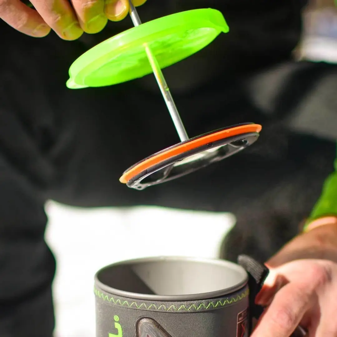Jetboil Siliconen Koffiepers - Zwart - afbeelding 5 van 6