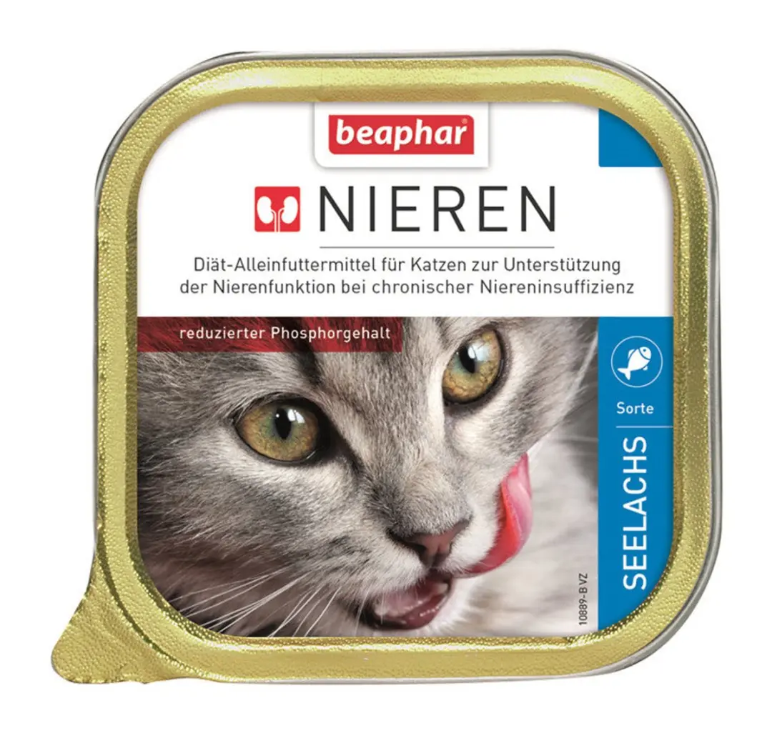 Beaphar Nierdieet Kattenvoer Zalm - 16x100g - afbeelding 6 van 6