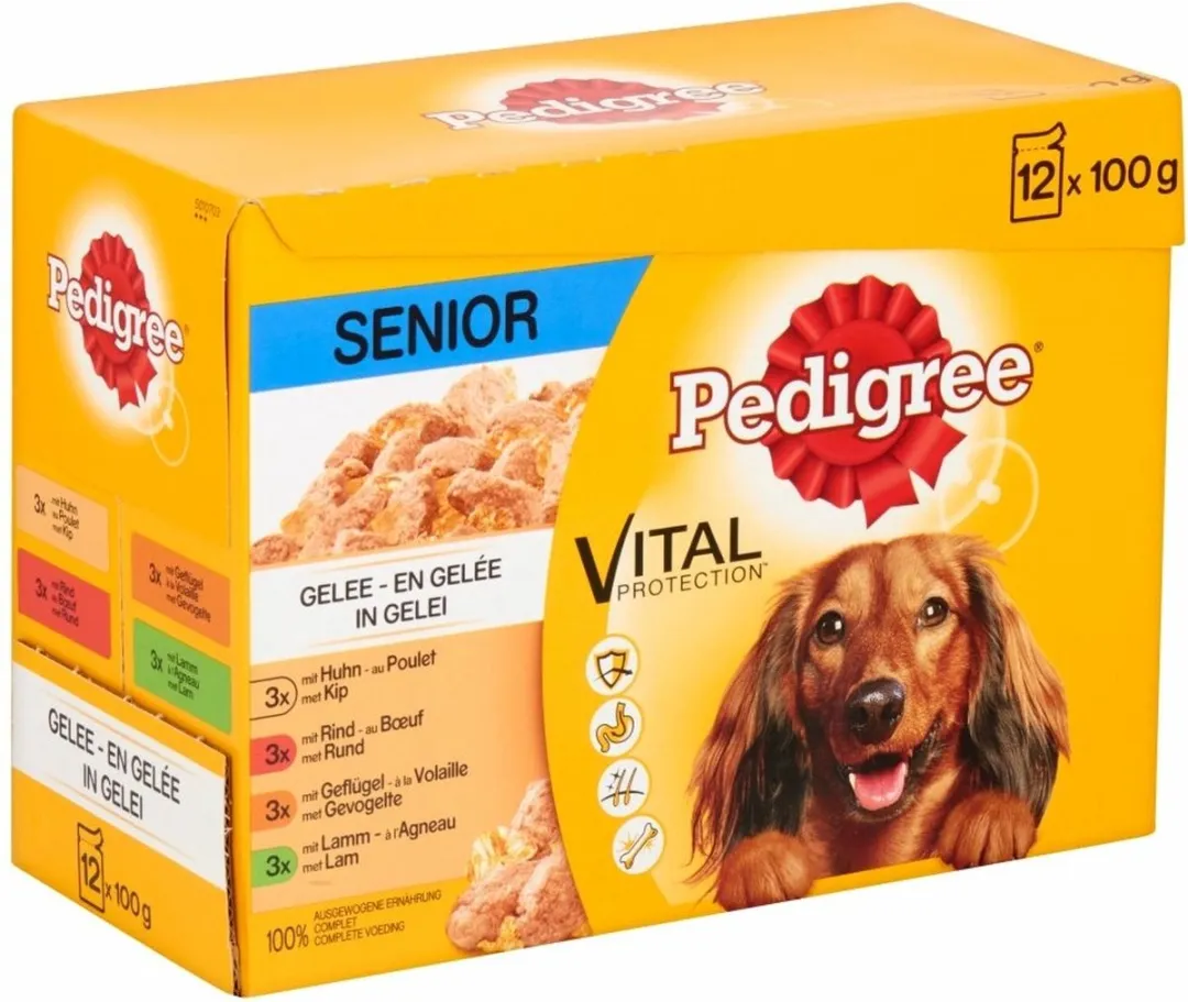 Pedigree Multipack Senior Maaltijdzakjes 12x100g