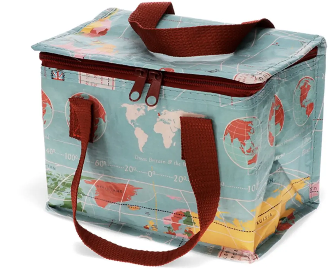 Rex London Vintage World Map Lunchtas - afbeelding 6 van 6