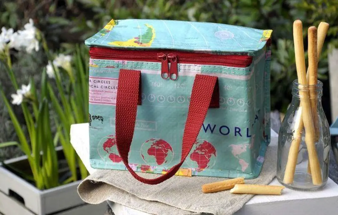 Rex London Vintage World Map Lunchtas - afbeelding 5 van 6