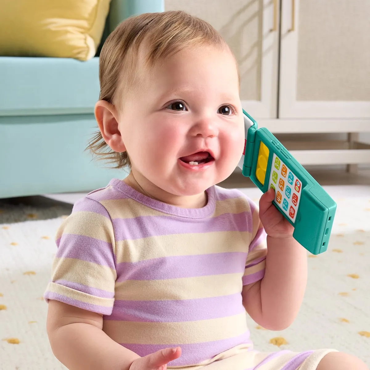 Fisher-Price Lachen & Leren Klaptelefoon JMM31 - Groen