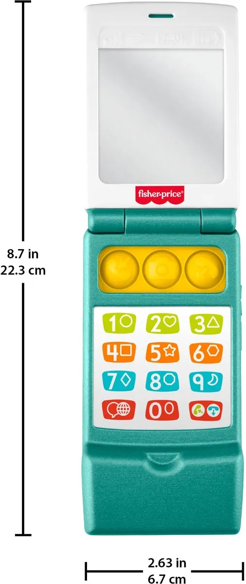 Fisher-Price Lachen & Leren Klaptelefoon JMM31 - Groen