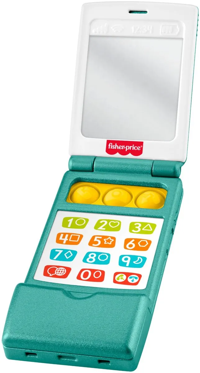 Fisher-Price Lachen & Leren Klaptelefoon JMM31 - Groen