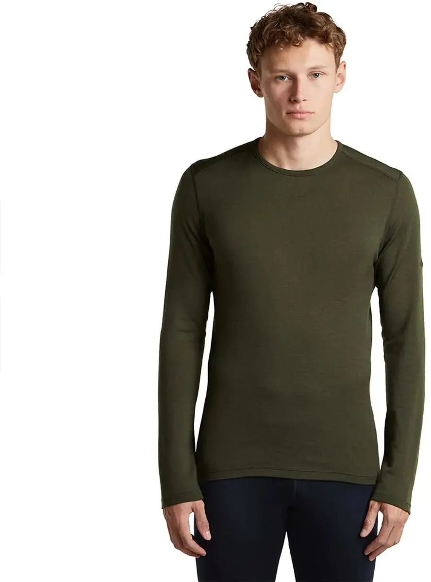 Icebreaker 260 Tech T-shirt Met Lange Mouwen Groen M Man