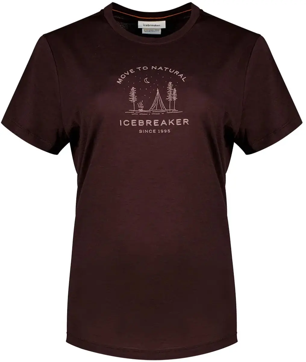 Icebreaker 150 Tech Lite Peace Pas T-shirt Met Korte Mouwen M Vrouw