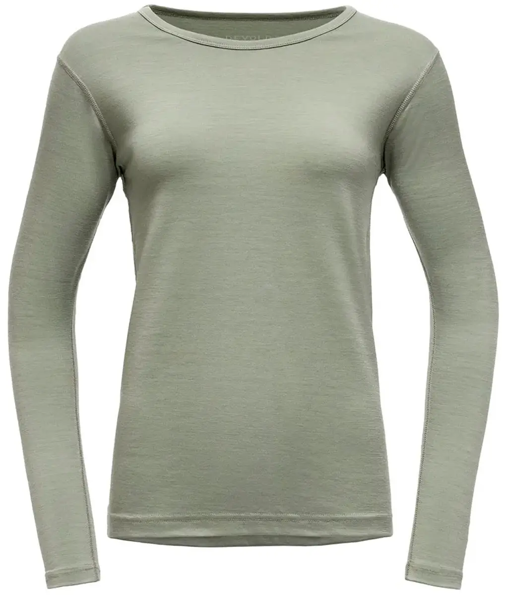 Devold Of Norway Breeze Plus Merino 200 T-shirt Met Lange Mouwen Groen XS Vrouw
