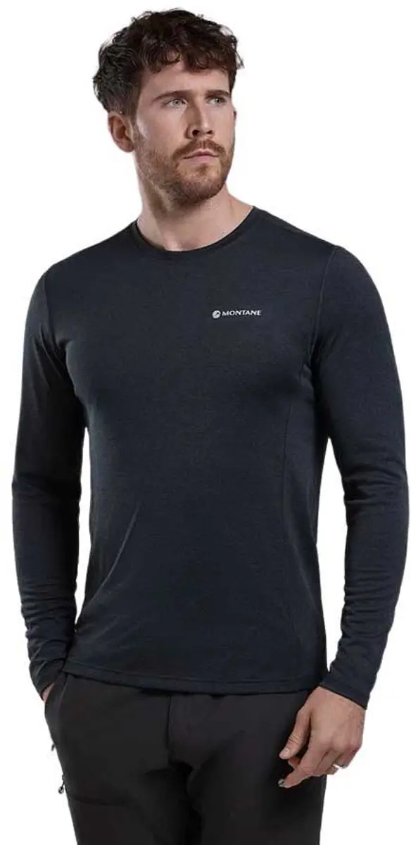 Montane Dart T-shirt Met Lange Mouwen Zwart S Man