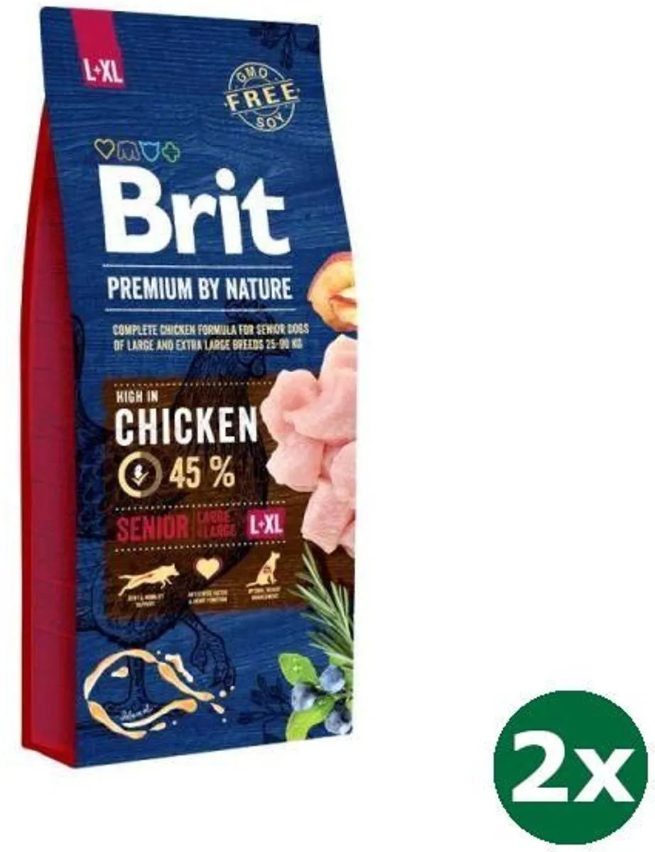 Brit Premium by Nature Senior Large/XL Hondenvoer