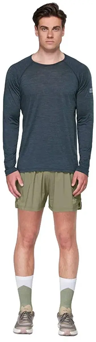 Devold Of Norway Endurance Merino 130 T-shirt Met Lange Mouwen Blauw,Zwart XL Ma