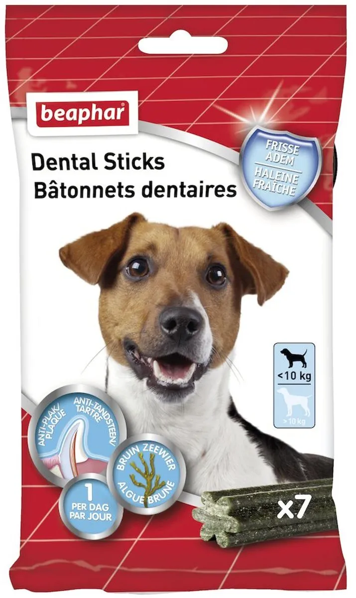 Beaphar Dental Sticks Kleine Hond - 7 Stuks