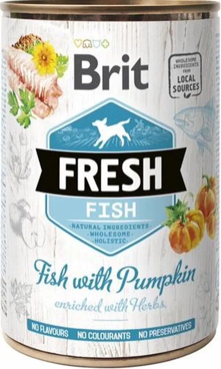 Brit Fresh Can Fish met Pompoen