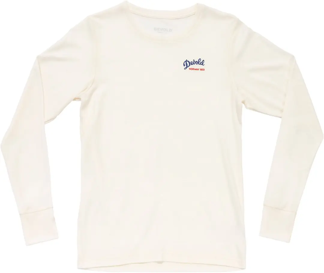 Devold Of Norway Classic T-shirt Met Lange Mouwen Beige M Vrouw