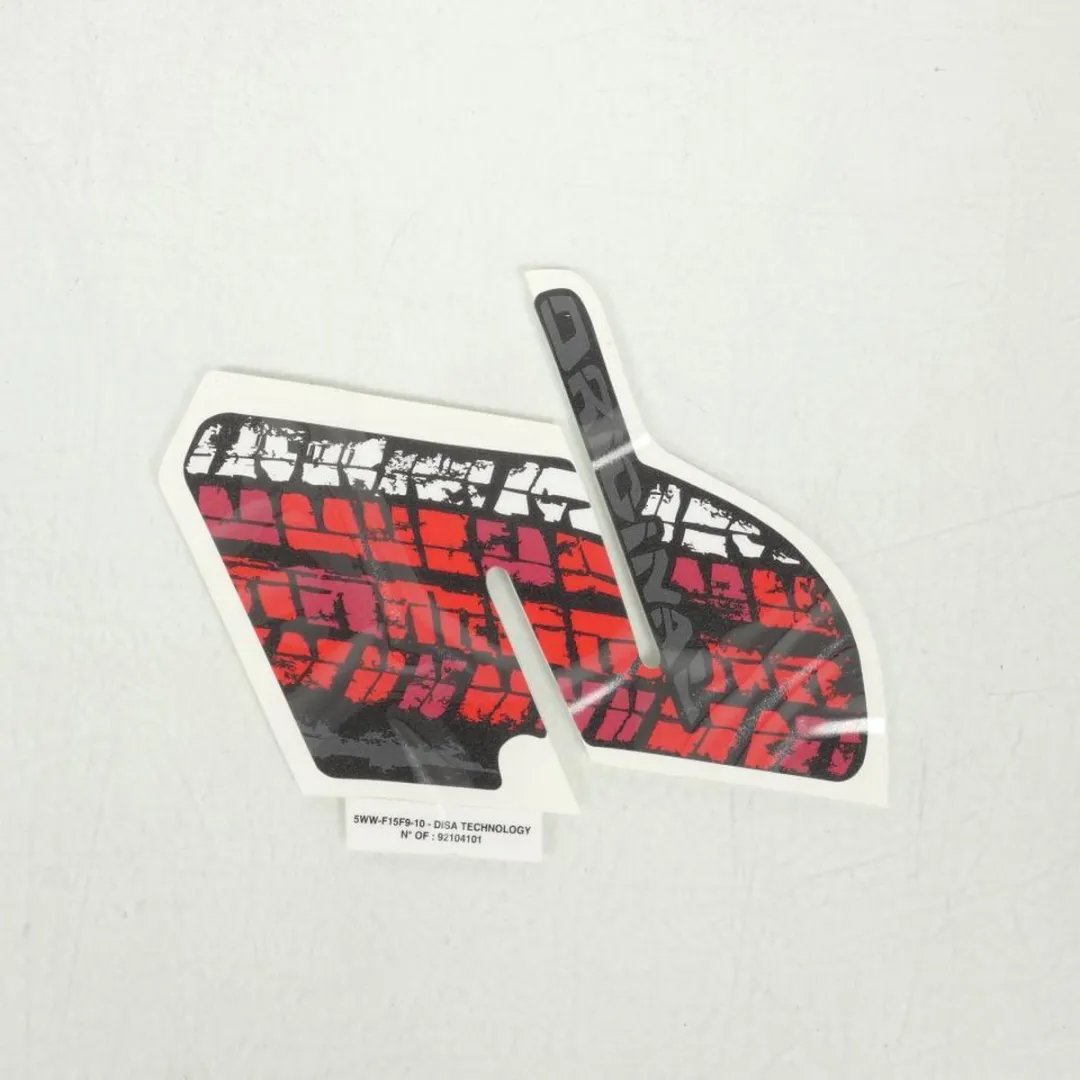 Yamaha 50 CW Graphic Stickers - 1 Stuk - Rood/Wit/Zwart