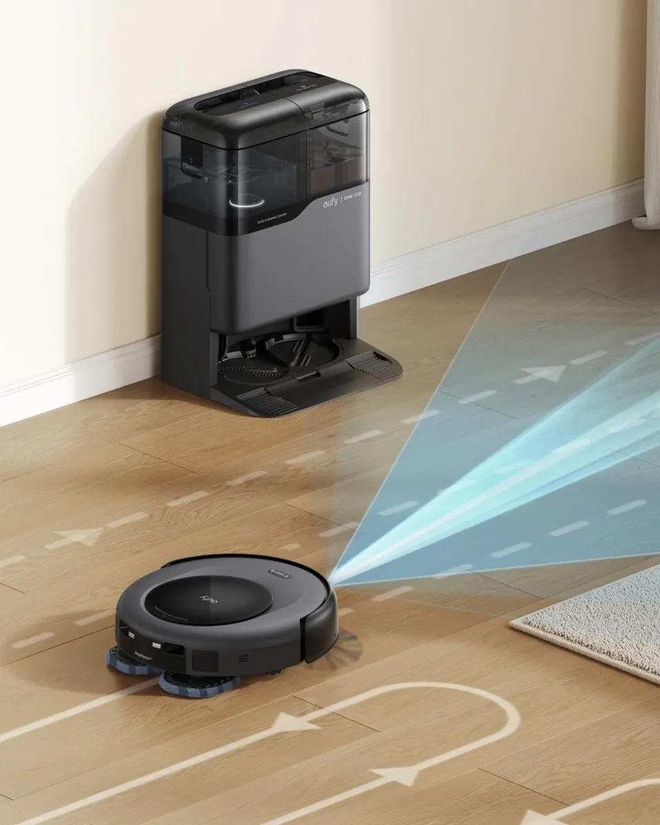 Eufy Omni C20 Robotstofzuiger - 7.000 Pa - Zwart