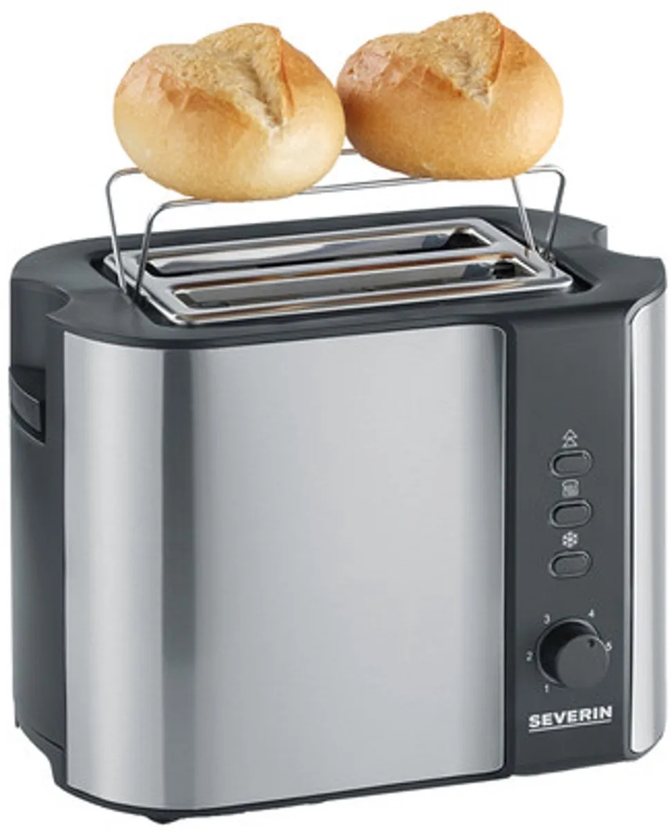 Severin AT 2589 Broodrooster 2 Stuks - 800W - RVS