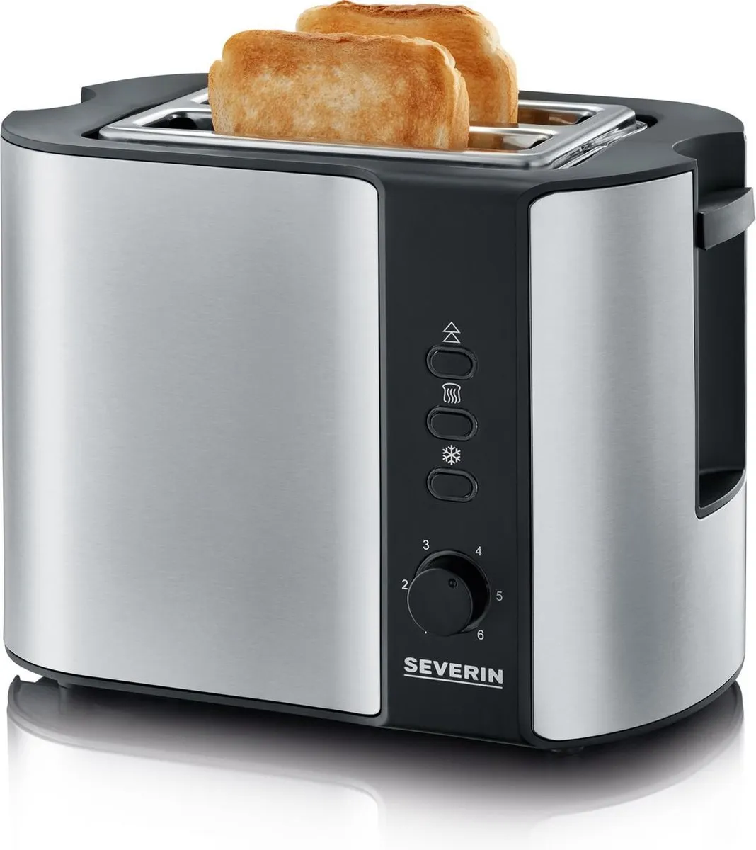 Severin AT 2589 Broodrooster 2 Stuks - 800W - RVS