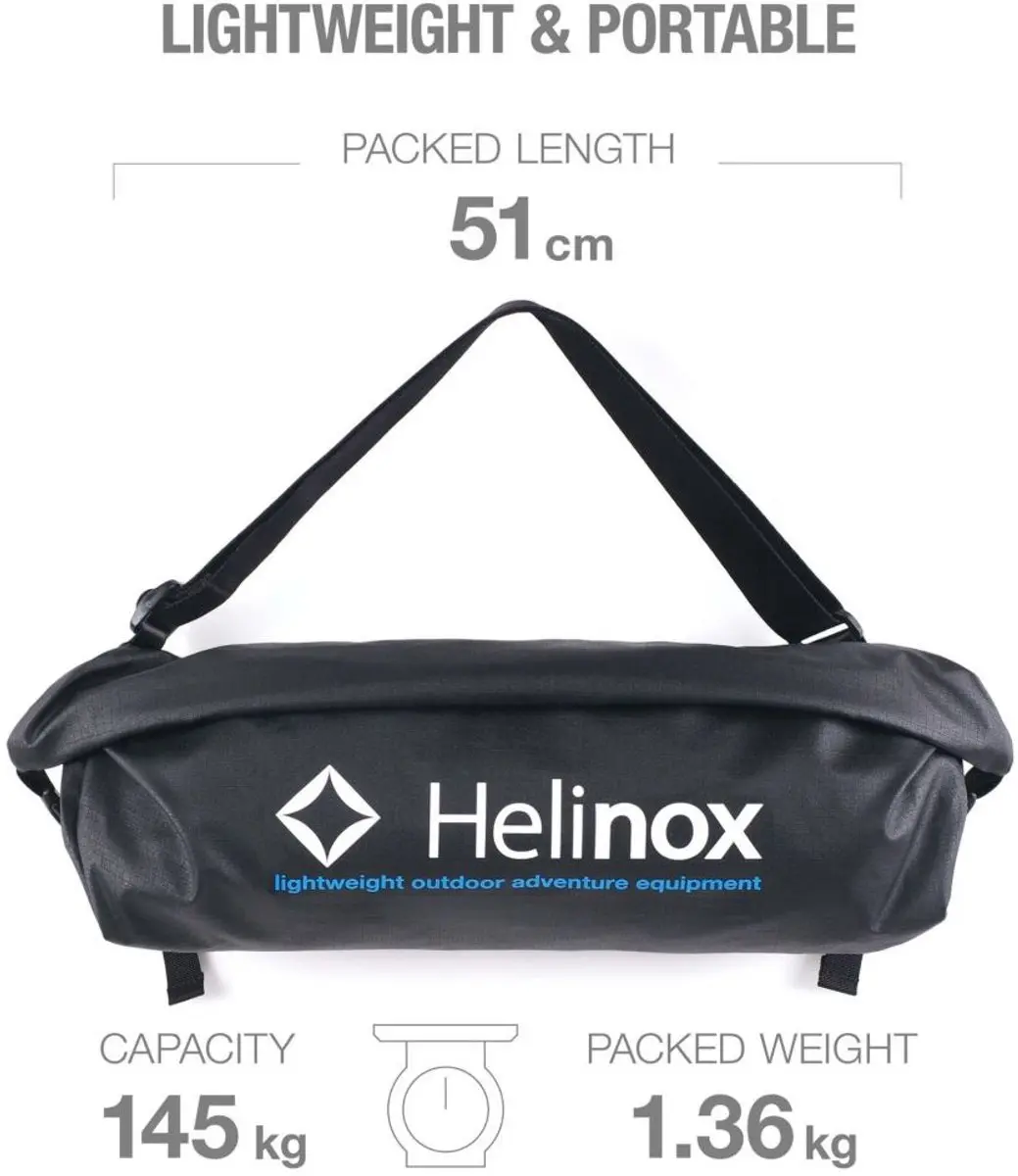 Helinox Incline Festivalstoel - 145kg - Zwart-blauw - afbeelding 3 van 6