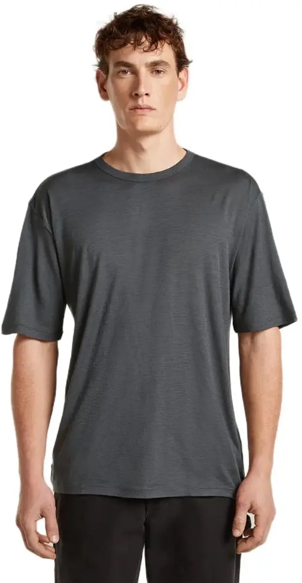 Icebreaker Merino 150 Tech Lite Relaxed T-shirt Met Korte Mouwen Grijs XL Man
