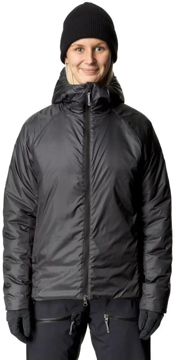 Houdini Dunfri Dames Jack met Capuchon - Zwart - S