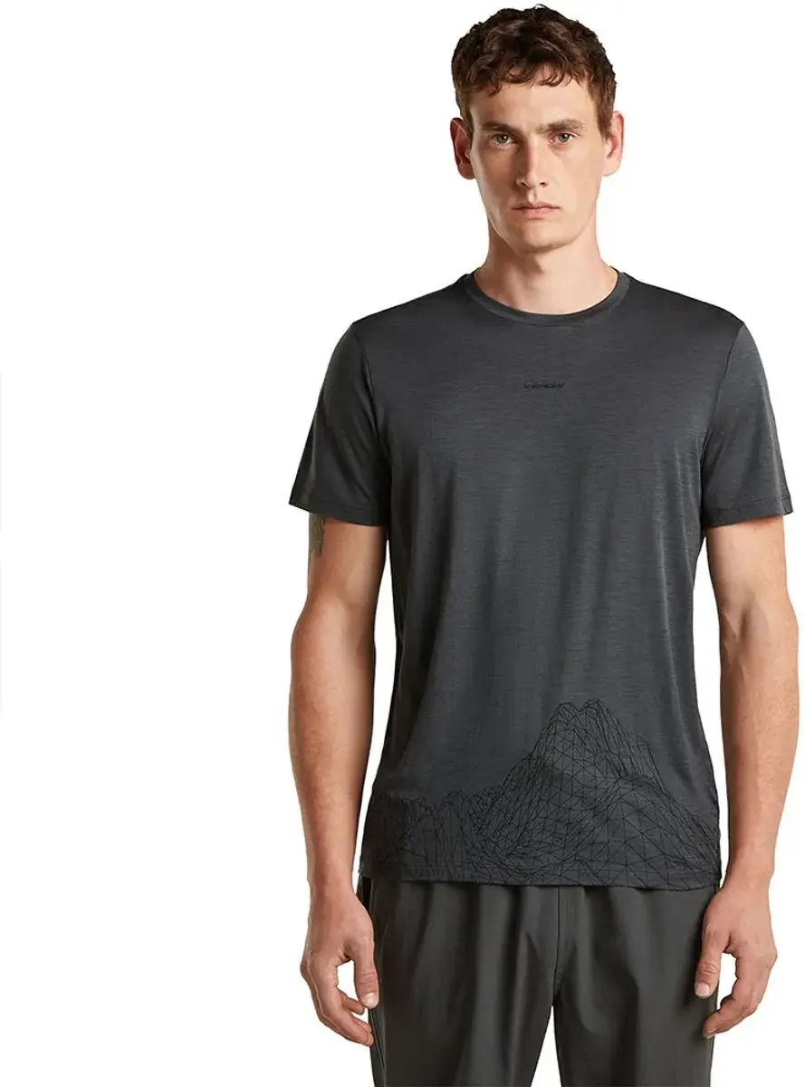 Icebreaker 150 Tech Lite Mapping T-shirt Met Korte Mouwen Grijs XL Man