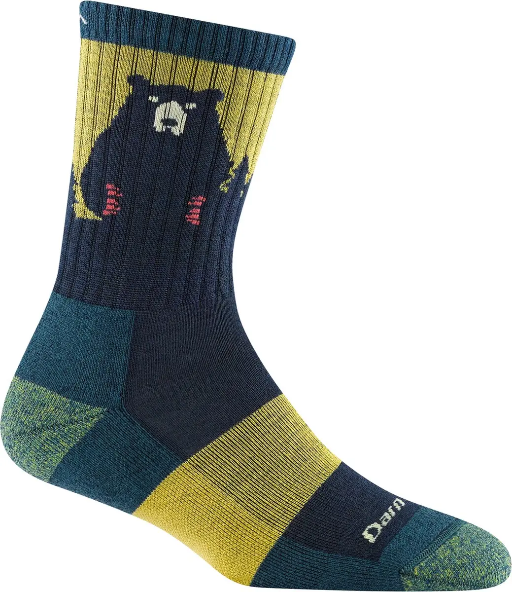 Darn Tough Bear Town Micro Crew Cushion Sokken - Quartz - afbeelding 5 van 6