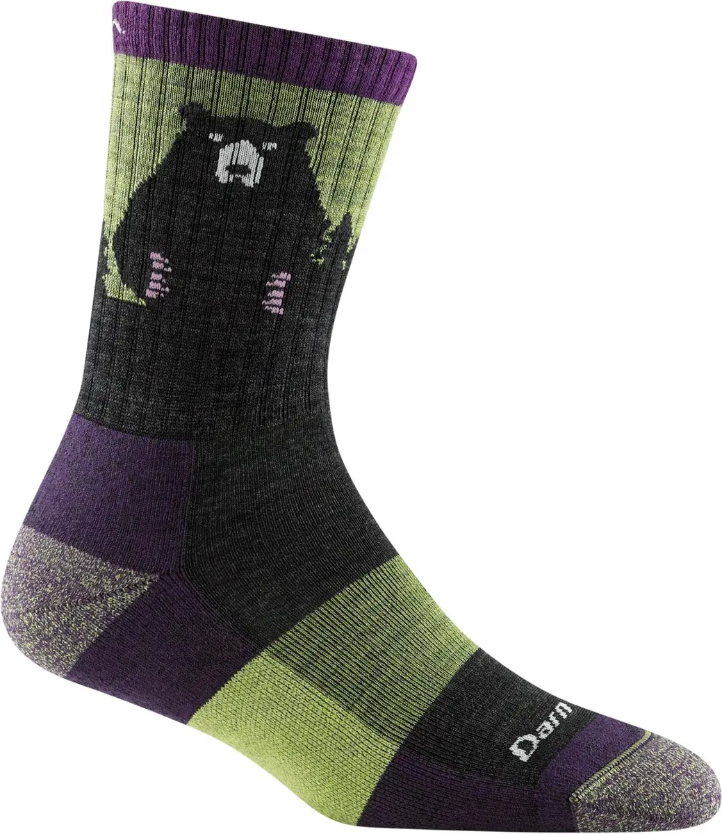 Darn Tough Bear Town Micro Crew Cushion Sokken - Quartz - afbeelding 3 van 6