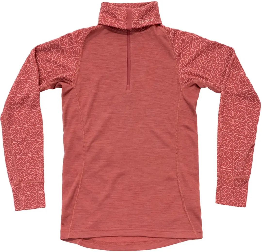 Devold Of Norway Duo Active Merino 205 Half Rits Lange Mouw T-shirt Roze XS Vrou