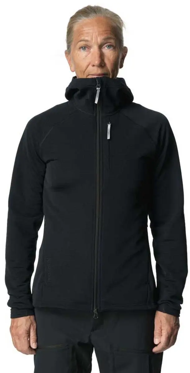 Houdini Aero Hoodie Zwart L Vrouw