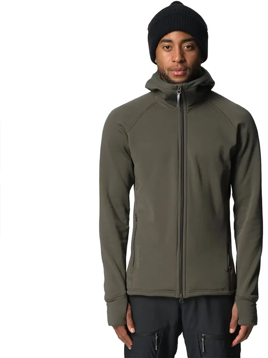 Houdini Power Hoodie Groen S Man