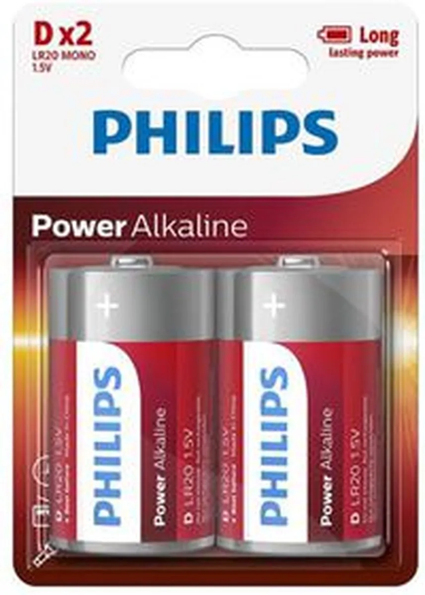 Philips LR20P2B D Batterijen - 2 Stuks - afbeelding 6 van 6